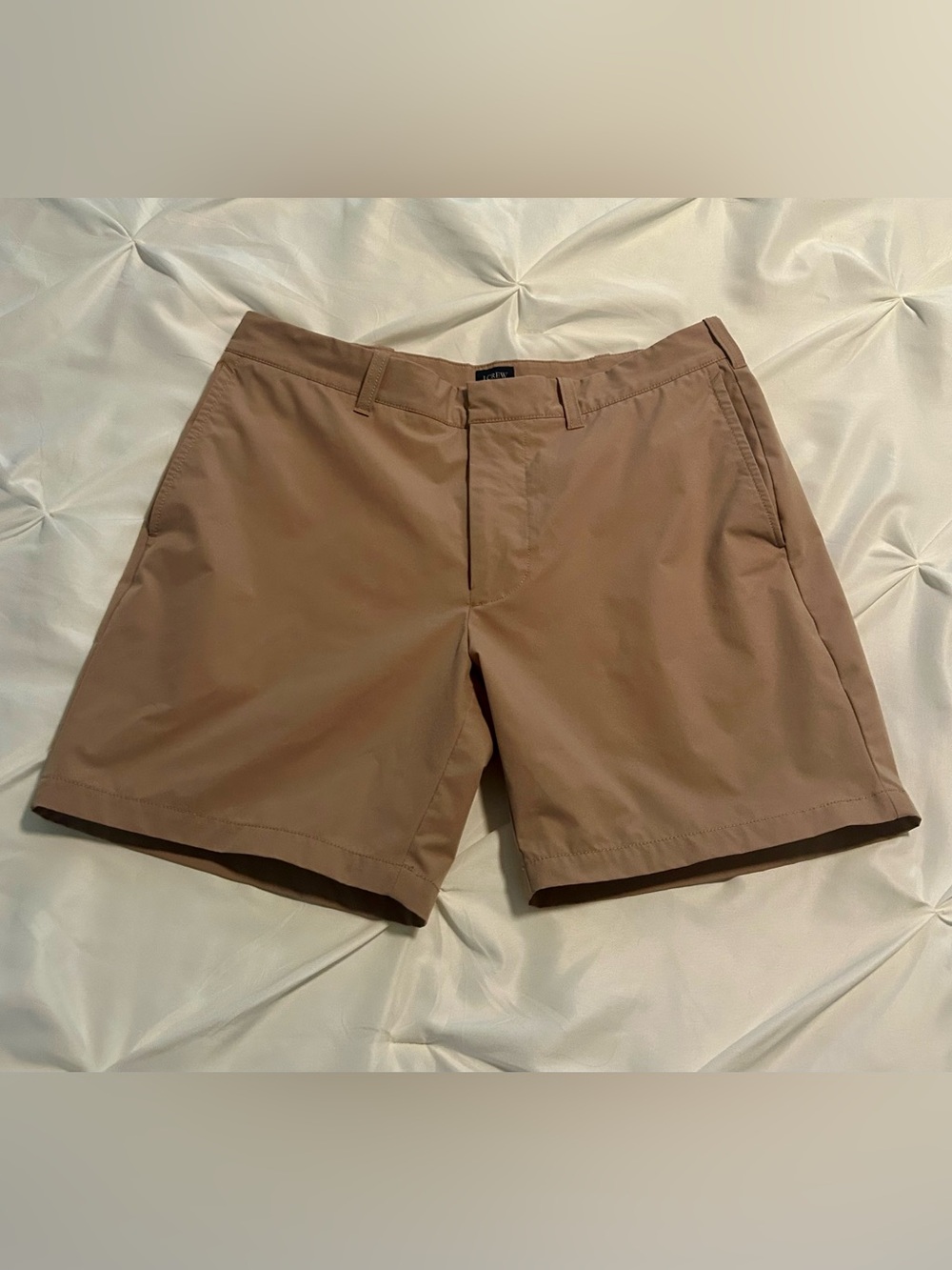 J. Crew Men’s Light Brown Flat Front Chino Shorts